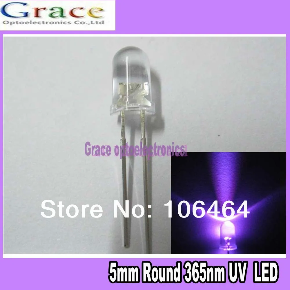 50 Ultra Violet Ultra Bright UK UV Purple Violet 5mm LED Packs of 25