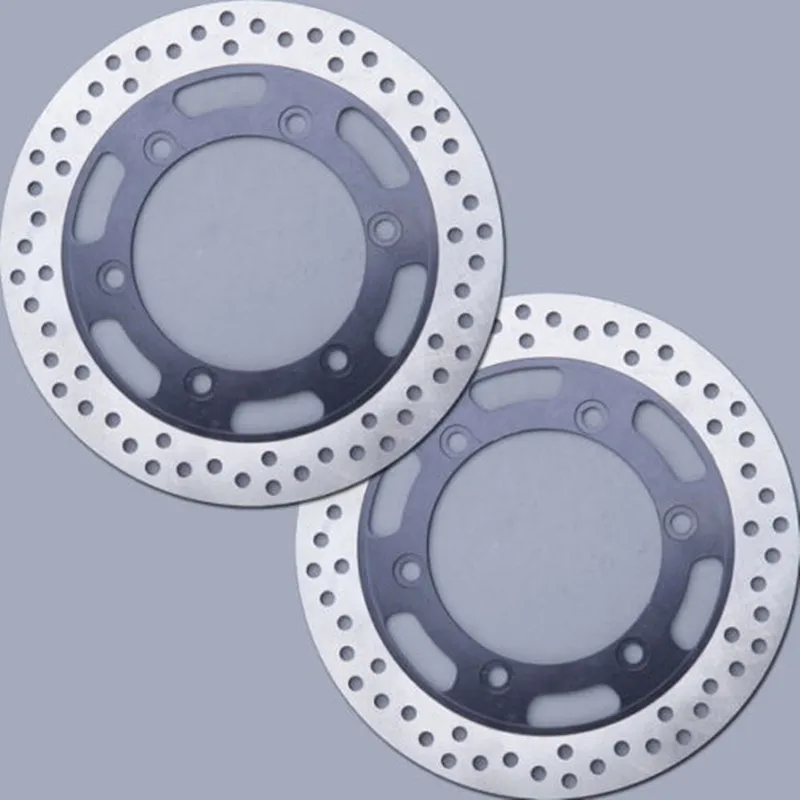 

2pcs/set Chrome Motorcycle Front Brake Disc Rotors For Suzuki AN400 AN 400 Burgman Skywave 1999 2000 2001 2002