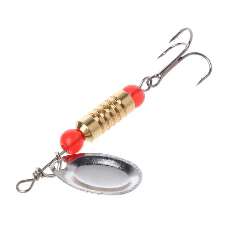 

5 Pcs/Set Fishing Bait Sequin Rotation Reflective Glow Attract Baits Hard Lure Artificial Hook Spoon Crankbait Carp Tackle