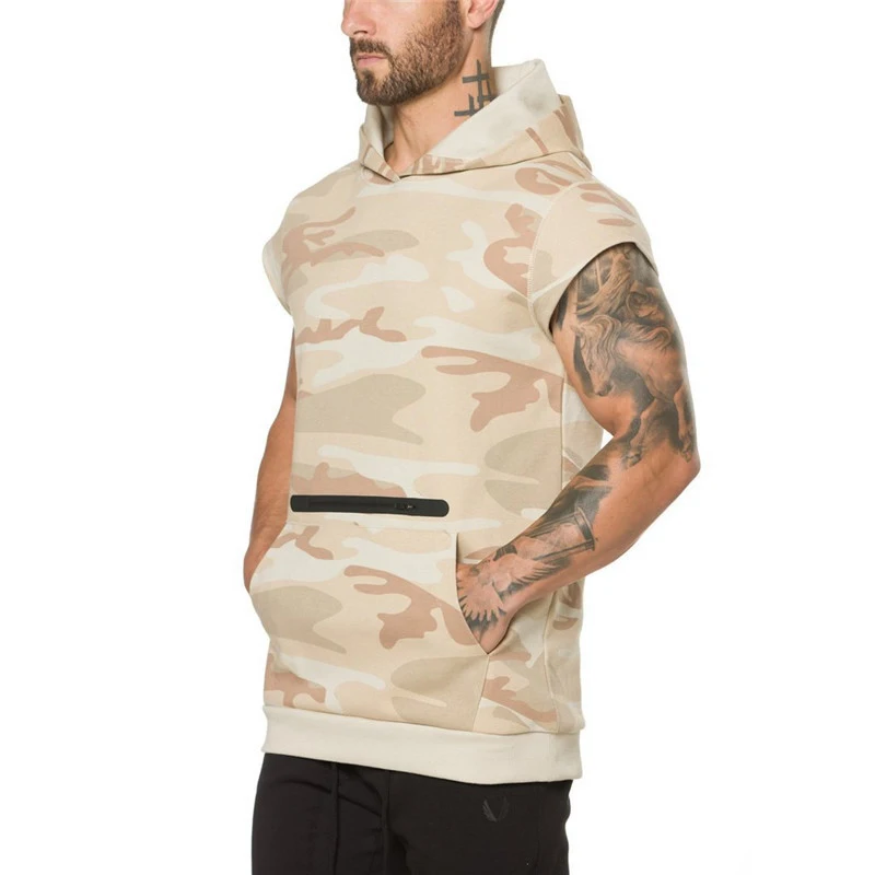 Camouflage fitness Men Sweatshirt-9