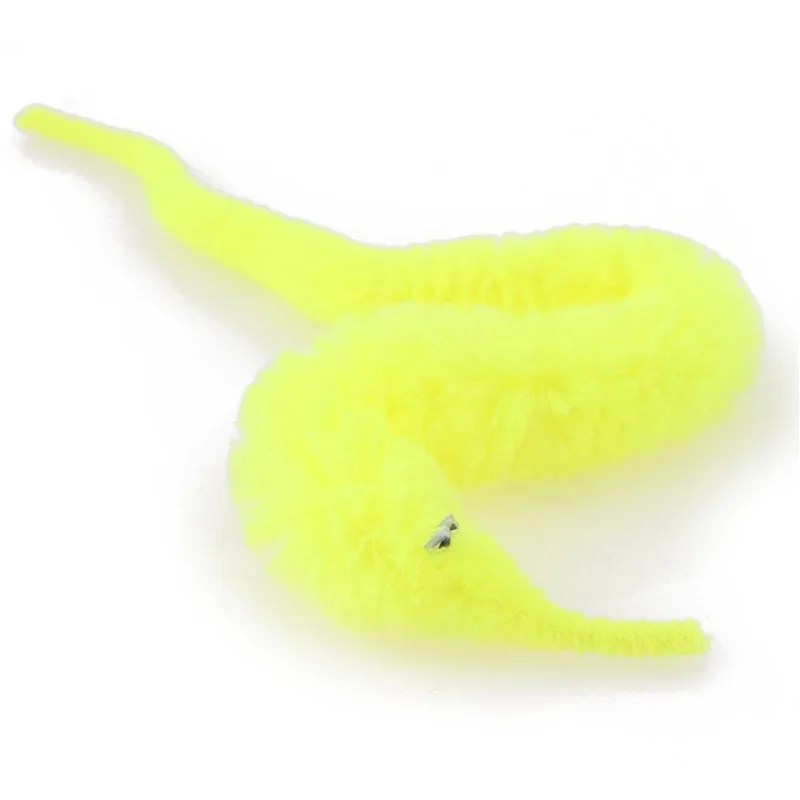 Дропшиппинг волшебный твист пушистый червь шевелится морской конь дети крупным планом уличная комедия фокусы игрушки без упаковки - Цвет: Цвет: желтый