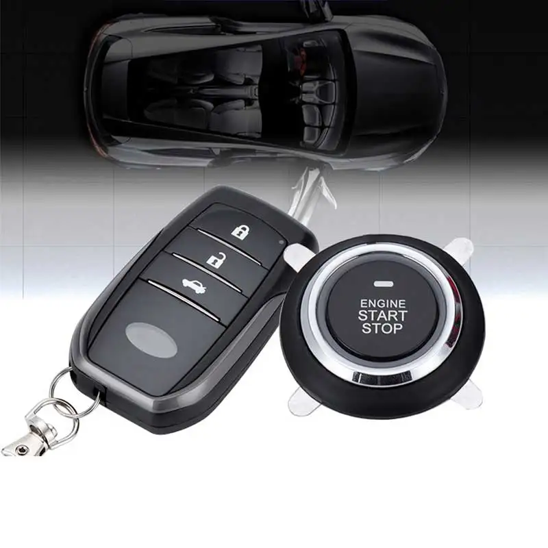 

PKE Car Alarm System Push Button Start Keyless Entry Remote Starter Stop Supporting Android/Ios Car Engine System