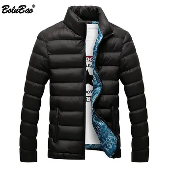 

BOLUBAO Fashion Brand Jacket Men Parka Winter Spring Men's Jacket Solid Color Thick Jackets Man Parkas Coat