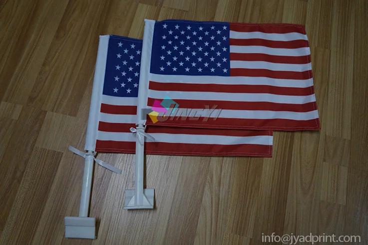 

Custom Printed Car Window Team Flags (both sided printed)