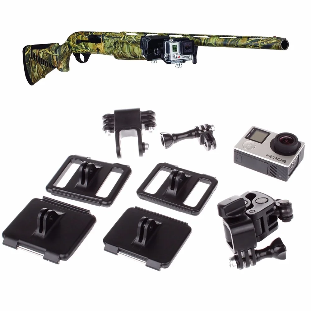 Портативные аксессуары для Gopro, крепление для спортсмена, рыболовный пистолет, шток лука, удерживающий зажим, комплект для Gopro Hero 4 3 3