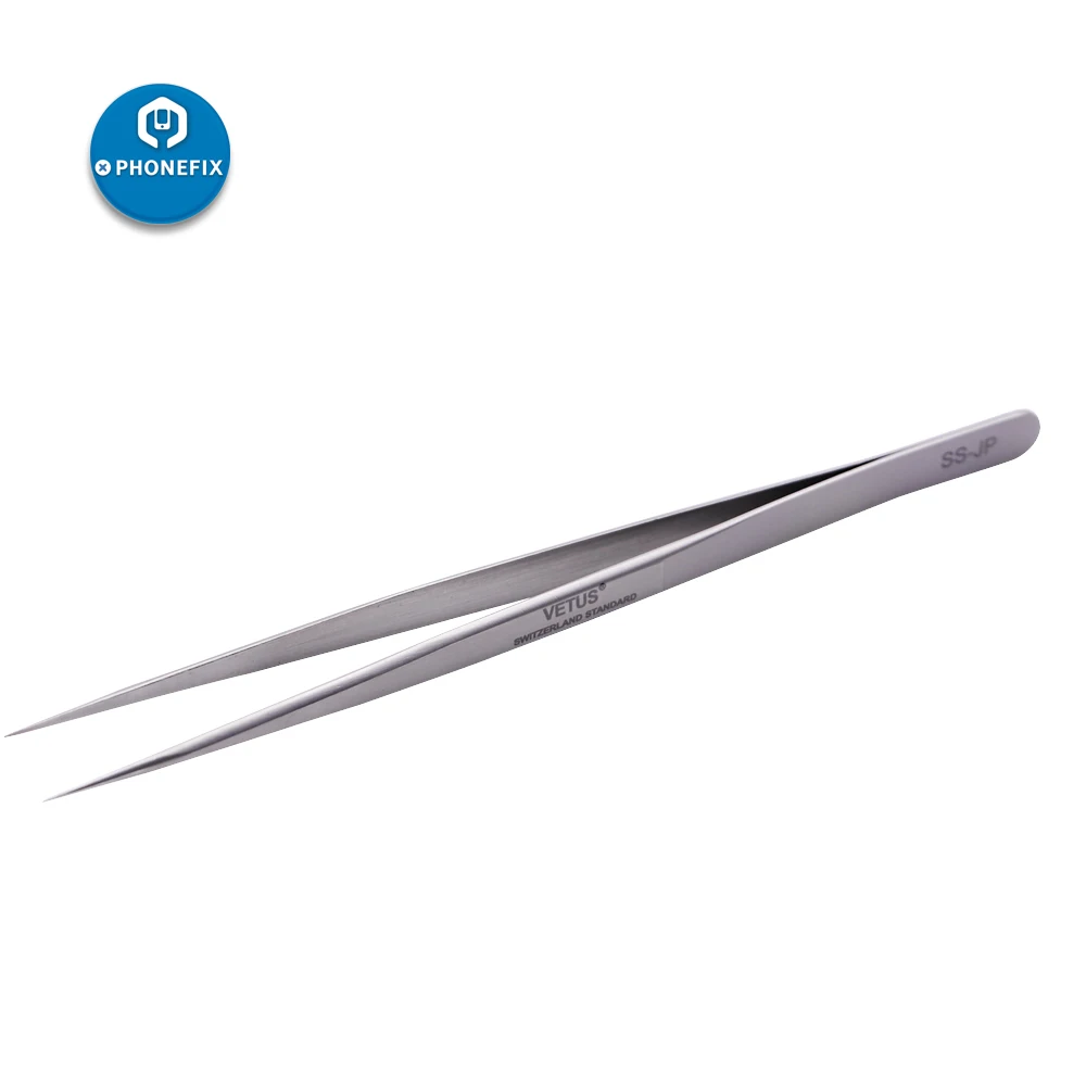 

PHONEFIX VETUS SS-JP High Quality Precision Stainless Steel Tweezers For CellPhone PCB Jumper Wire Repair
