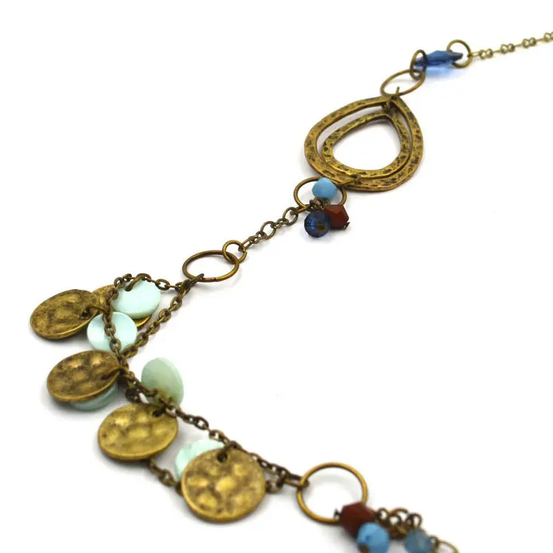 T007 BigBing модная женская подвеска Золотая цепь с кисточками|chain necklace|fashion necklacenecklace