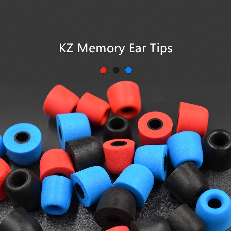 

3 Pairs Earphone Sillicone Ear Pads Plugs Memory Foam Earpiece Ear Tips In Ear Earphone Protective Cover for KZ ZS3 ZS5 ZS6
