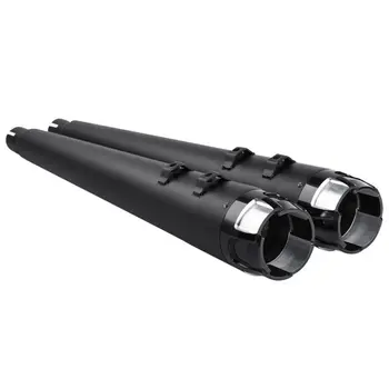 

Motorcycle Matt Black 4" Megaphone Muffler Exhaust Pipe For Harley 95-16 Touring Road Glide FLH FLHTK FLHR FLTR