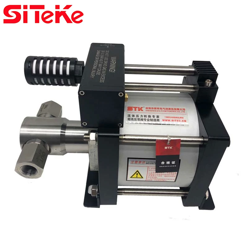 

SITEKE MODEL:AH20 MAX OUTPUT PRESSURE20-166Bar COMPRESSED AIR WATER PRESSURE TESTING PUMP