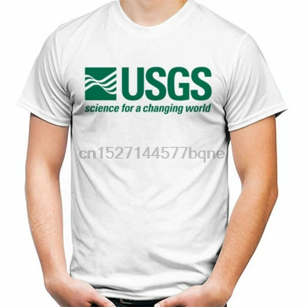 

United States Geological Survey USGS Logo T-Shirt 100% Cotton