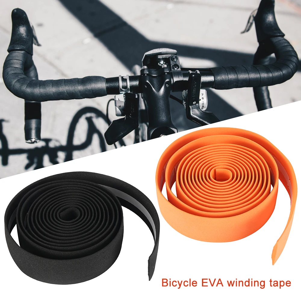 2 шт. высокоэластичная лента для руля велосипеда EVA, велосипедный ремень с ручкой для горного велосипеда, Светоотражающий ремень, дорожный велосипедный ремень с зажимами