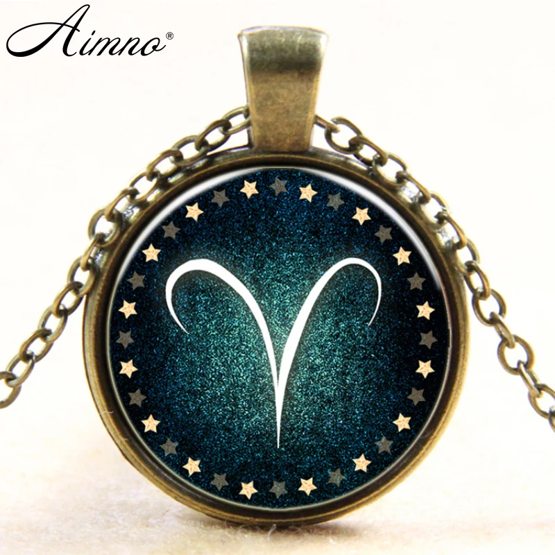 The Zodiac Aries Zodiac Necklace Pendant ARIES Women Jewelry Necklaces