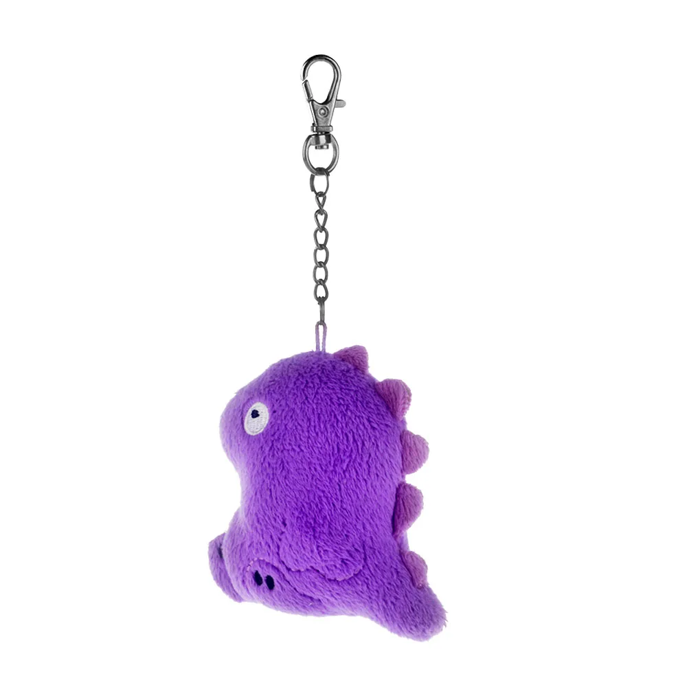 purple dinosaur keychains
