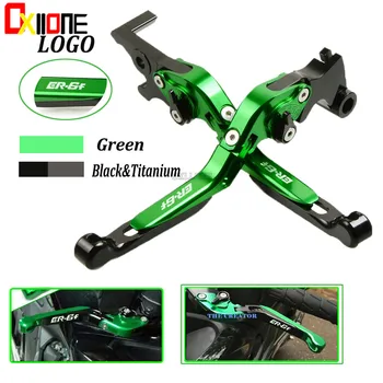 

WITH LOGO (ER-6F) Motorcycle CNC Adjustable Folding Extendable Brake Clutch Levers Set For KAWASAKI ER6F ER-6F 2017 2018