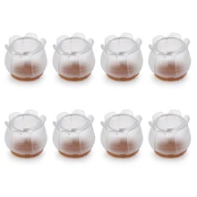 8 шт. в упаковке, протекторы для деревянного пола, мебельные скатерти, набор войлочных подушечек, резиновые протекторы для ног