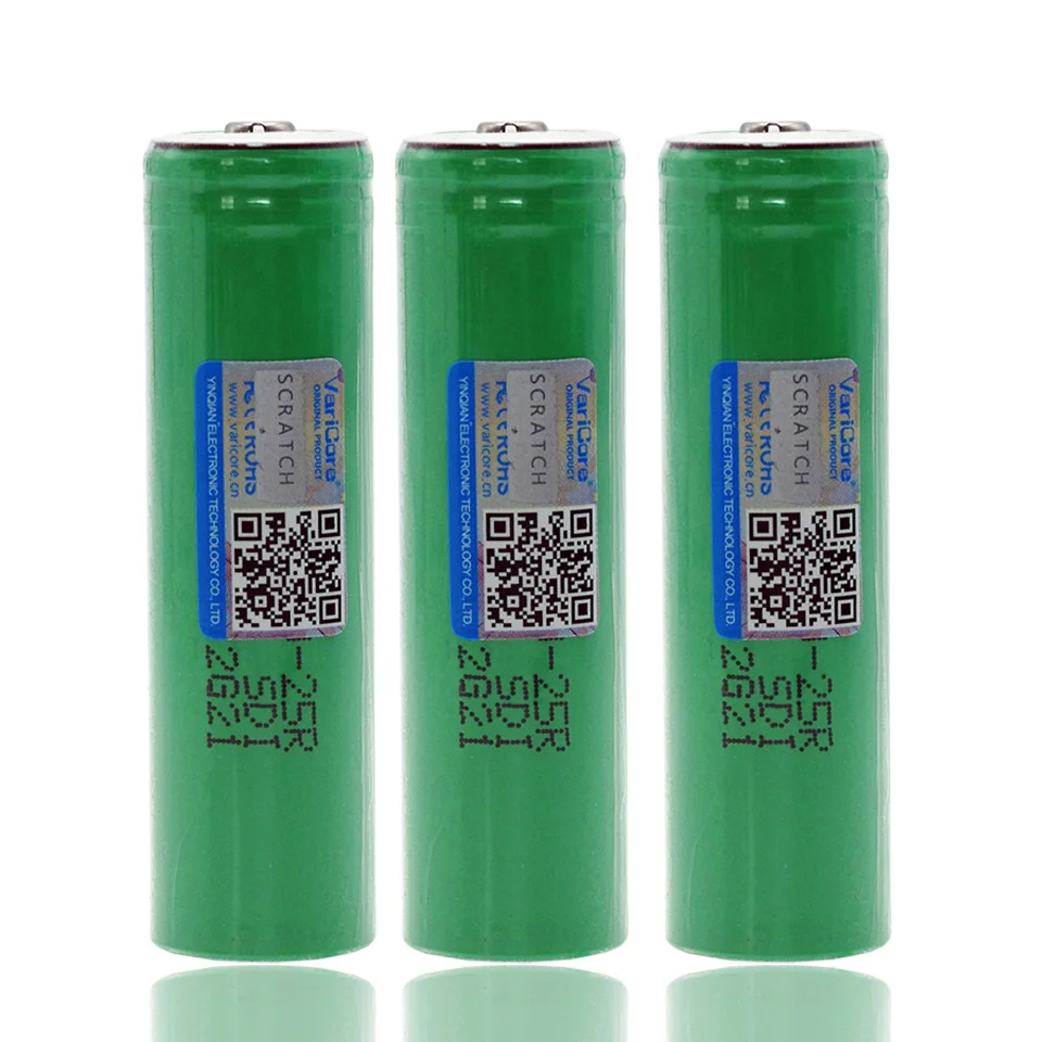 Аккумуляторы varicore 18650 Аккумуляторы varicore 18650