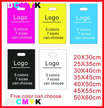 

Custom print plastic bags clothes bags or packing bags with logo, shopping bags 5colors,7 sizes ( DON'T BUY WITHOUT INQUIRY!)