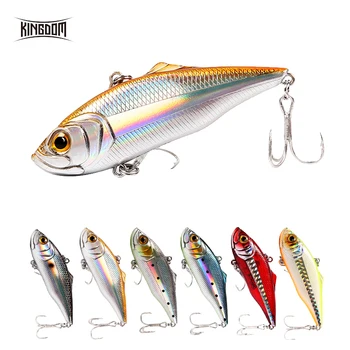 

XTS Fishing Lure 60mm 75mm Wobblers Artificial Hard VIB Lure Six Colors Sinking Swimbait With Strong Hooks Fishing Lure 5504