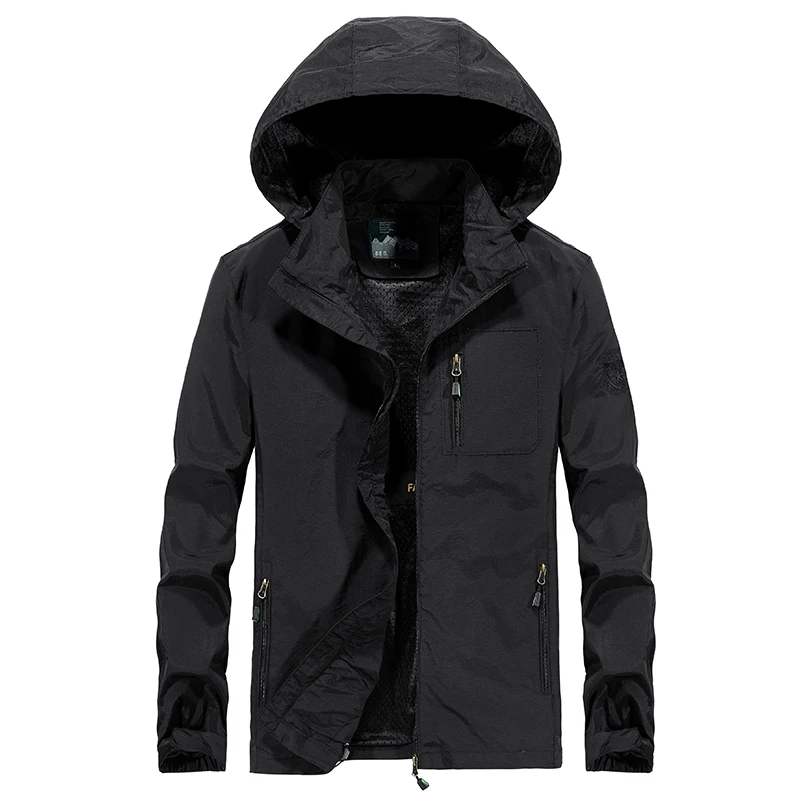 

Brand AFS JEEP Jackets for men 2018 new outerwear Spring Autumn waterproof quick dry windproof trench coat men thin jacket male
