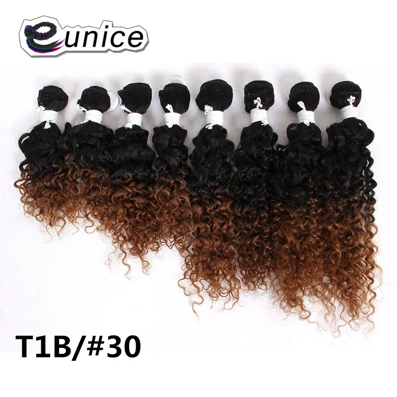 Deep Wave Brazilian Hair Ombre Human Hair Weave Bundles Extensions blond burgundy colors   (80)