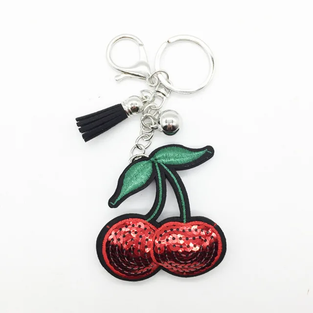 Doreen-Box-Velvet-Keychain-Keyring-Banana-Cherry-Fruit-Black-Tassel-Silver-Color-Lobster-Clasp-Round-Sequins.jpg_640x640