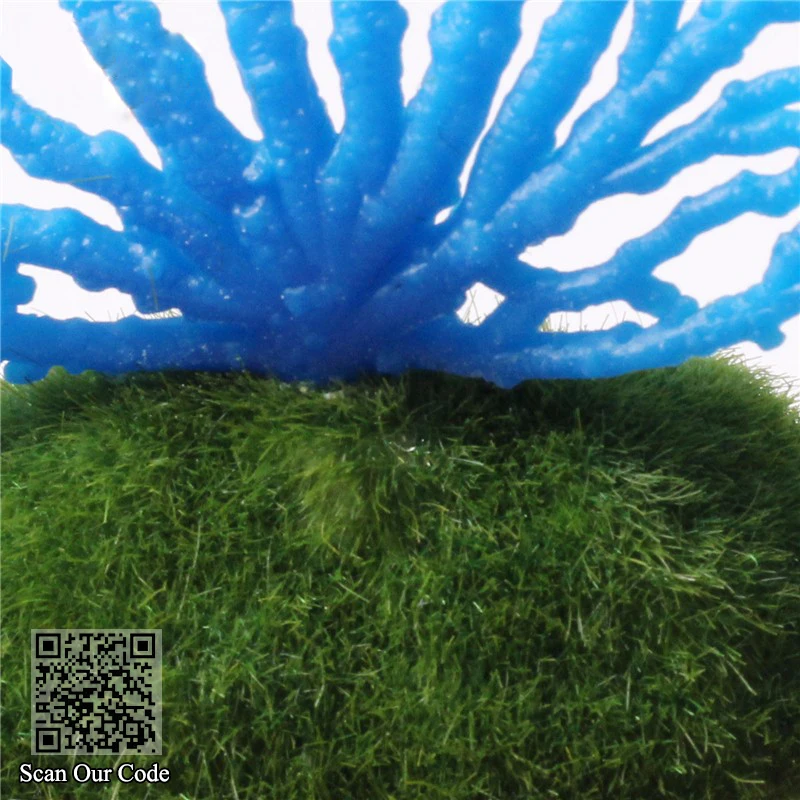 Silicone artificiale coral ornamento Fish Tank Decor per acquario Underwater Fish Tank Garden Lands Green Silicone artificiale coral ornamento Fish Tank Decor per acquario Underwater Fish Tank Garden Lands Green