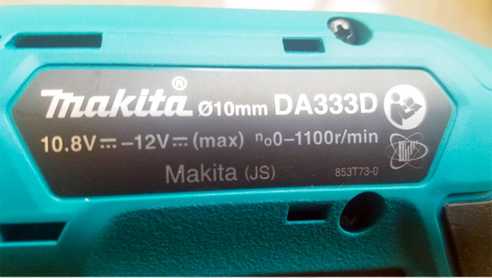 Новинка Makita 10 мм Беспроводная угловая дрель DA332DZ прямоугольная дрель DA333DZ ручная электрическая дрель 1100 ОБ/мин 12 В Электроинструмент только основной корпус