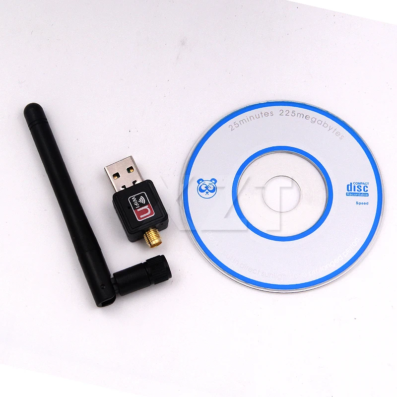 Новейший мини беспроводной Wifi адаптер 150 Мбит/с 2 дБ антенна USB приемник сетевая