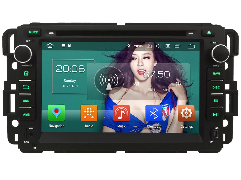 Perfect KLYDE 4G Octa Core 4GB RAM Android 8.0 7.1 BT Car DVD Player Radio For GMC Acadia Savana Yukon Sierra Tahoe Denali/Buick Enclave 0