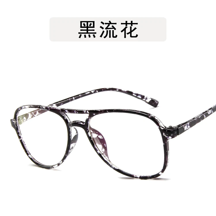 Винтажные бизнес Квадратные прозрачные линзы очки женские очки оправа мужские Оптические очки в оправе очки s1725 - Цвет оправы: s1725c2
