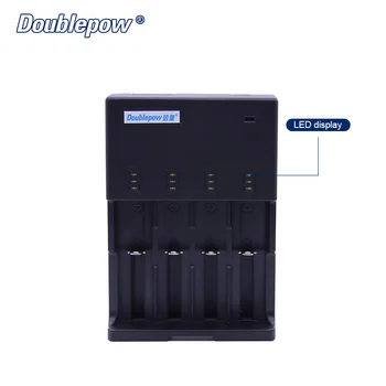 

4 slots Super Compatibility DP-K28 Doublepow Automatic Multifunctional Fast Intelligent Charger for Ni-CD,Ni-MH and Li-ion