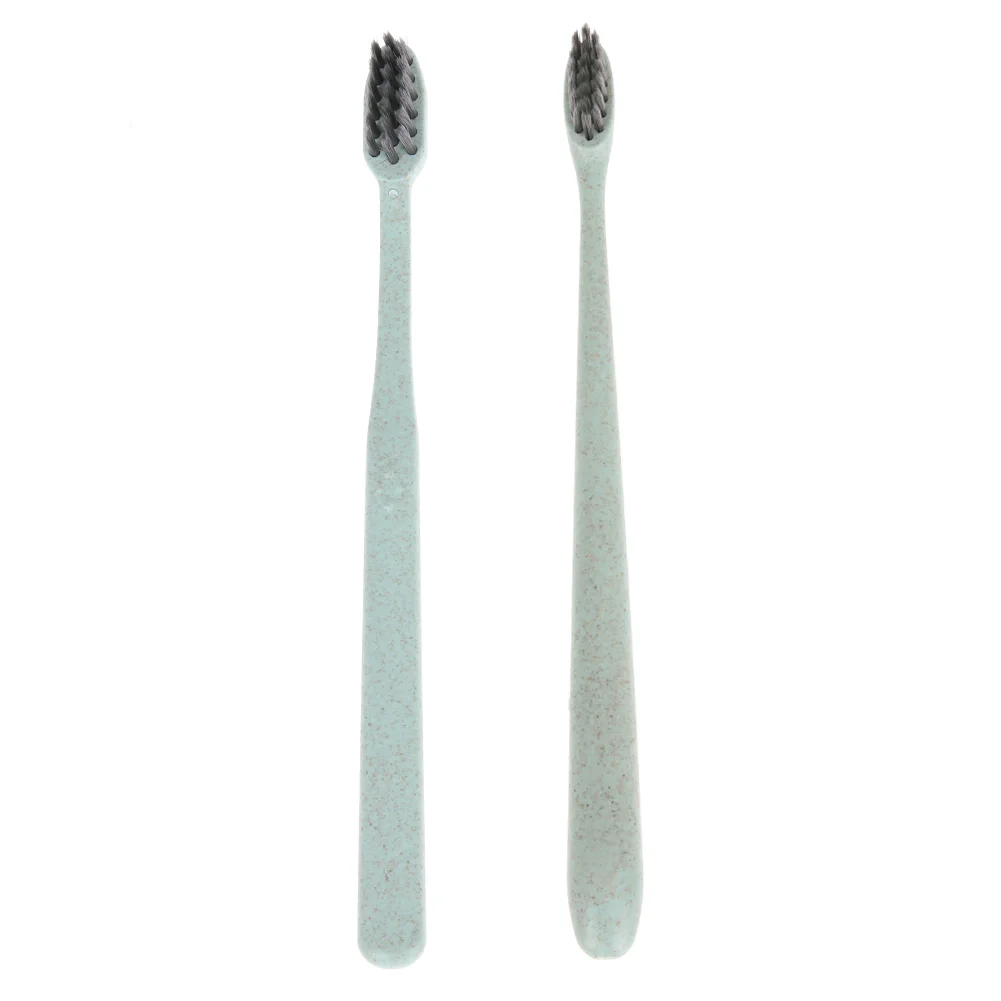 

1pcs Toothbrush Wheat Soft Bamboo Charcoal Toothbrush Deep Cleaning Teeth Whitening Brush Charcoal Toothbrush Oral Cleanser Tool
