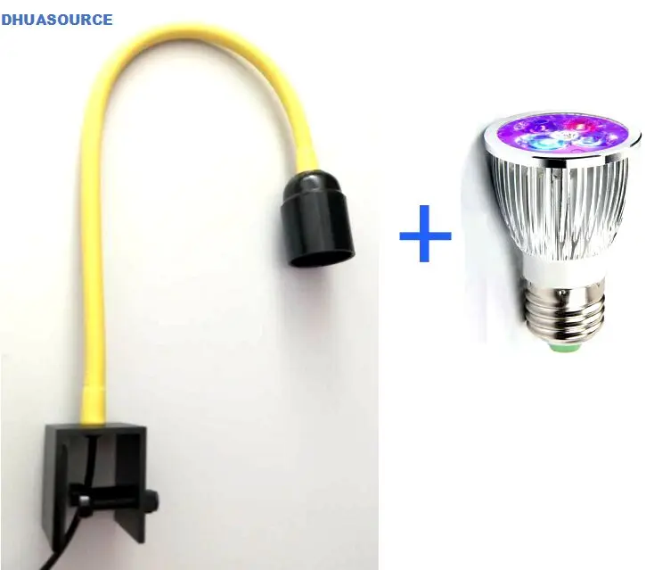 saltwater resistant aquarium clamp lamp clip E27 lamp holder led clamp light for SPS LPCoral Reef saltwater tank