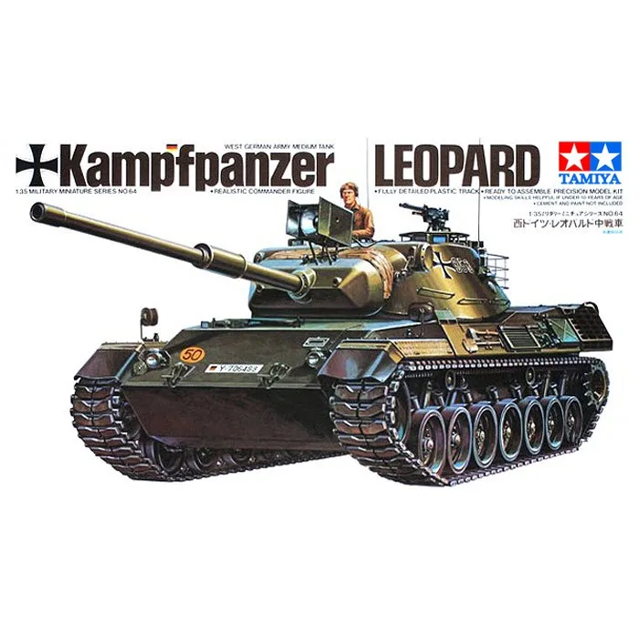 Танковые Весы Модель Западный немецкий Леопард Средний Военный Танк Строительный комплект Танк DIY 35064