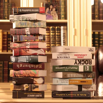 

10PC Book Omina modern simulation Fake props props bar window scenery photography book decoration
