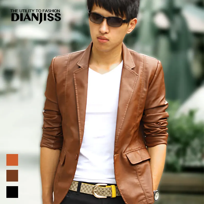 Brown Yellow Black Spring Autumn New2014 Korean Male Slim
