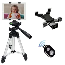 Камера фото штатив монопод пульт дистанционного управления Управление затвора для батареи+ сумка+ держатель для смартфона+ 4" штатив-Трипод для Камера Самостоятельная монопод P8 Lite 9 Pad PC