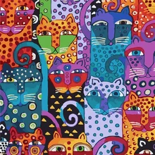 Бескаркасная фотография на стене абстрактные животные Атлас акриловая краска DIY Краска ing по номерам Раскраска по номерам подарок