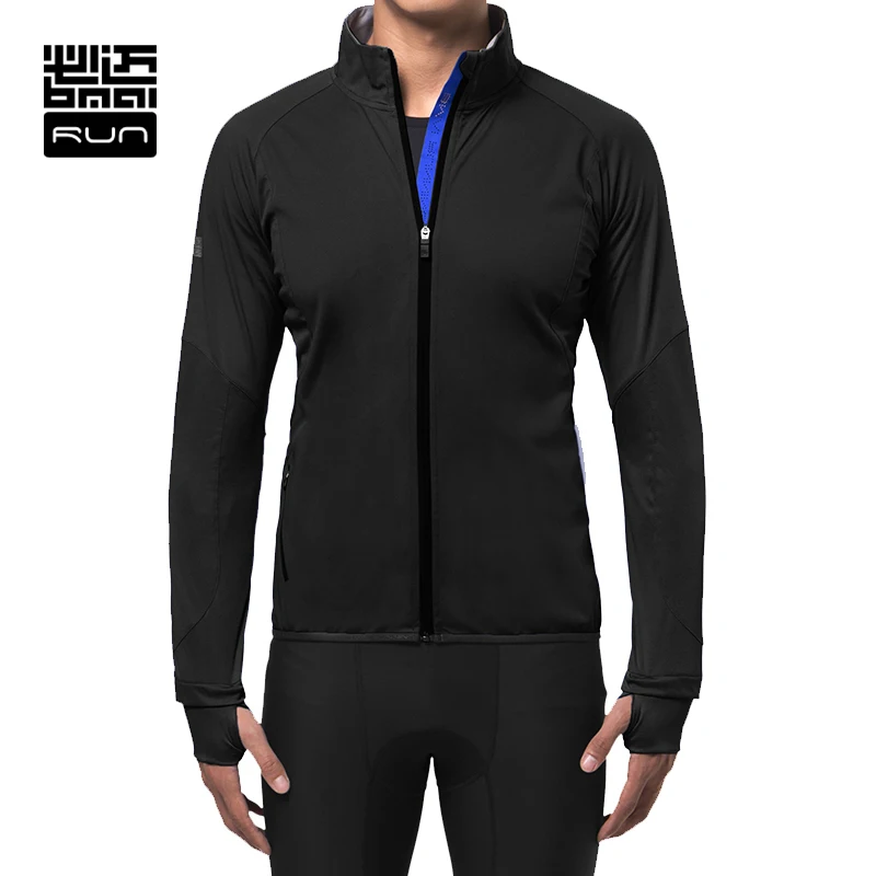 BMAI Man Winter Warm Running Jacket Outdoor Camping Sports Fitness