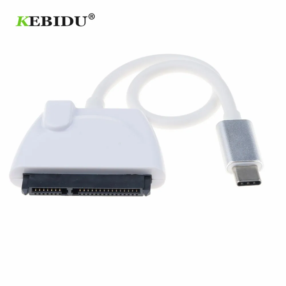

Kebidu USB 2.0 to SATA Cable Converter Adapter 7+15PIN Serial ATA III to USB 3.0 Adapters For 2.5" SATA HDD SSD Hard Drive HOT!!