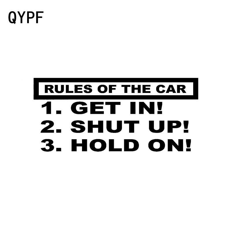 

QYPF 18CM*8CM Interesting Personality Vinyl Accessories Of The Car Car Window Sticker Decal Black Silver C15-2120