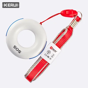 

KERUI Remote Controller SOS Panic Button Wireless Portable Old Man Emergency Distress Signal Button Self-protection Alarm Device