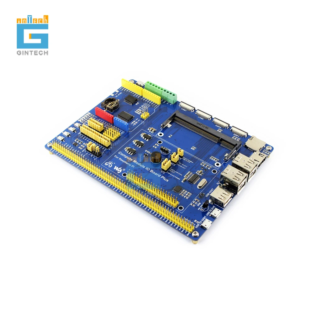 

Compute Module IO Board Plus, for Raspberry Pi CM3 / CM3L / CM3+ / CM3+L