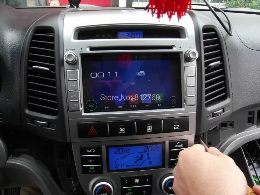 Flash Deal 1024*600 Octa Core Android 9.0 Fit Hyundai SANTA FE 2006 2007 2008 2009 2010 2011 2012 Car DVD Player GPS Navigation Radio 4G 1