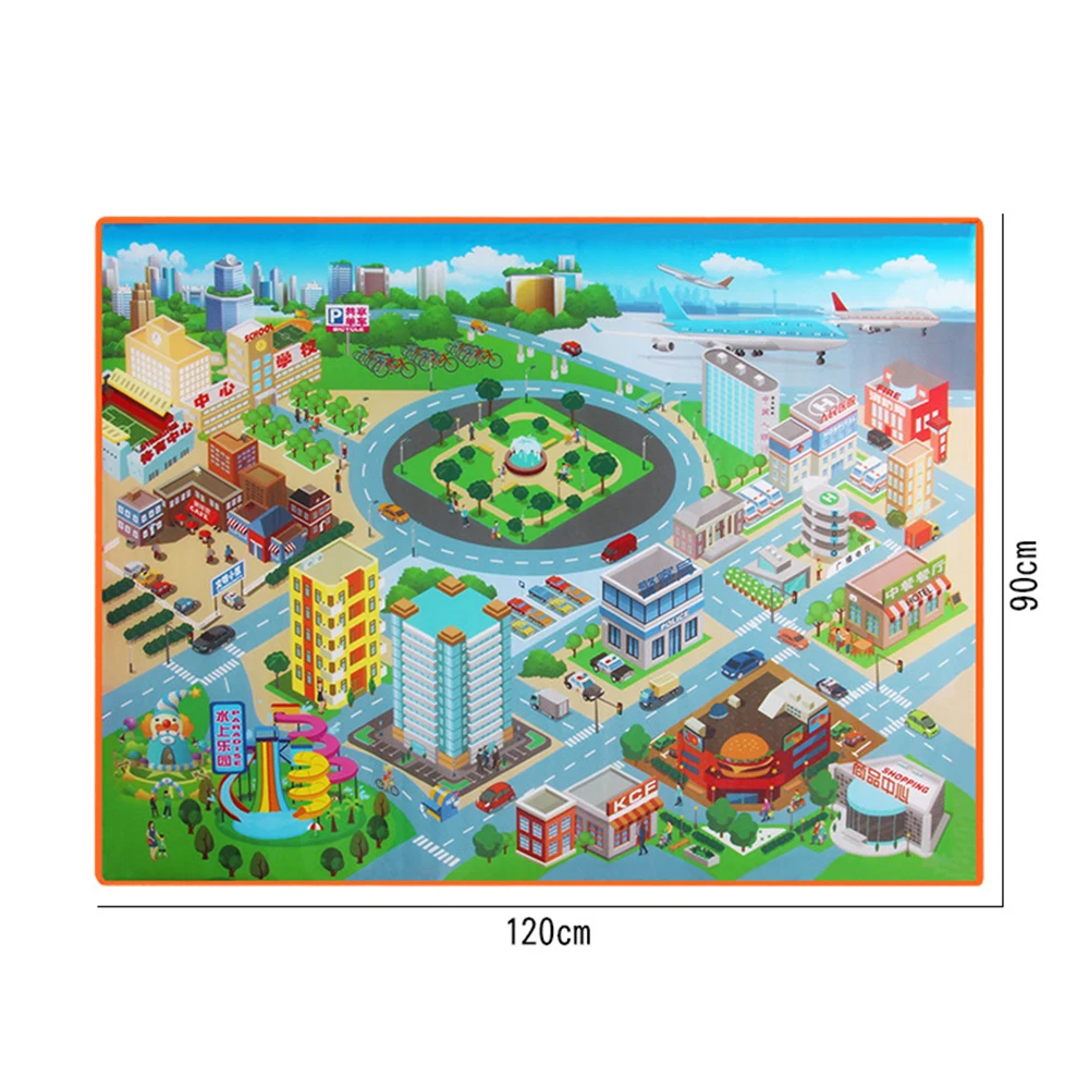 الطفل تلعب حصيرة 120 سنتيمتر للماء طوي تسلق الرضع خريطة الطريق سادة حصيرة الأطفال في الهواء الطلق نزهة لعبة السجاد في الهواء الطلق التخييم حصي...