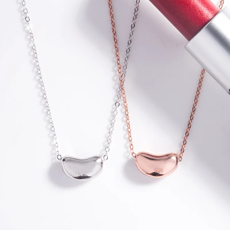 

hot new 925 sterling silver simple cute necklace Korean fashion tide flow small fresh set chain high quality GL25