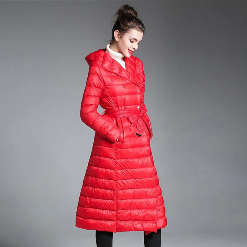 women's extra long parkas for women winter coat warm quilted down jackets luxury brands design dalbello prime 80