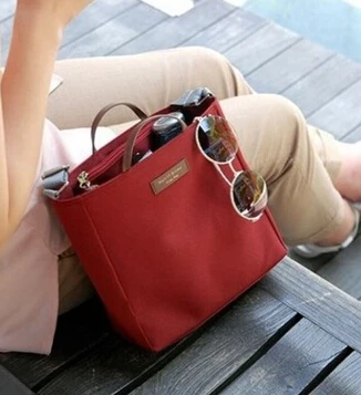 Корейский модный светильник, сумка на плечо с несколькими отсеками для хранения, портативная дорожная сумка-мессенджер, сумка для хранения одежды, сумочка для продуктов - Цвет: 4