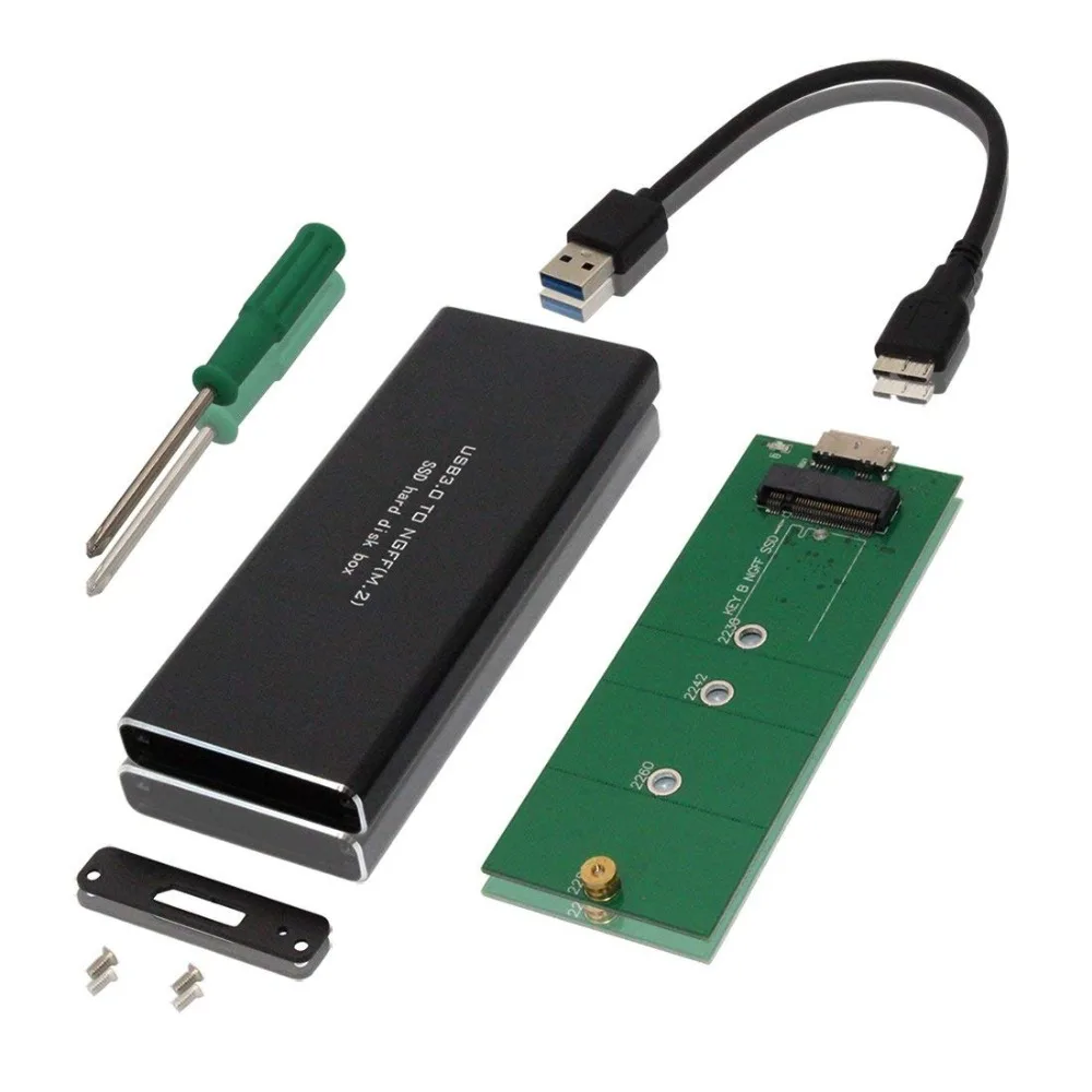 Портативный USB3.0 SSD Type-A до M.2 NGFF SDD USB ключ жесткий диск Корпус адаптера